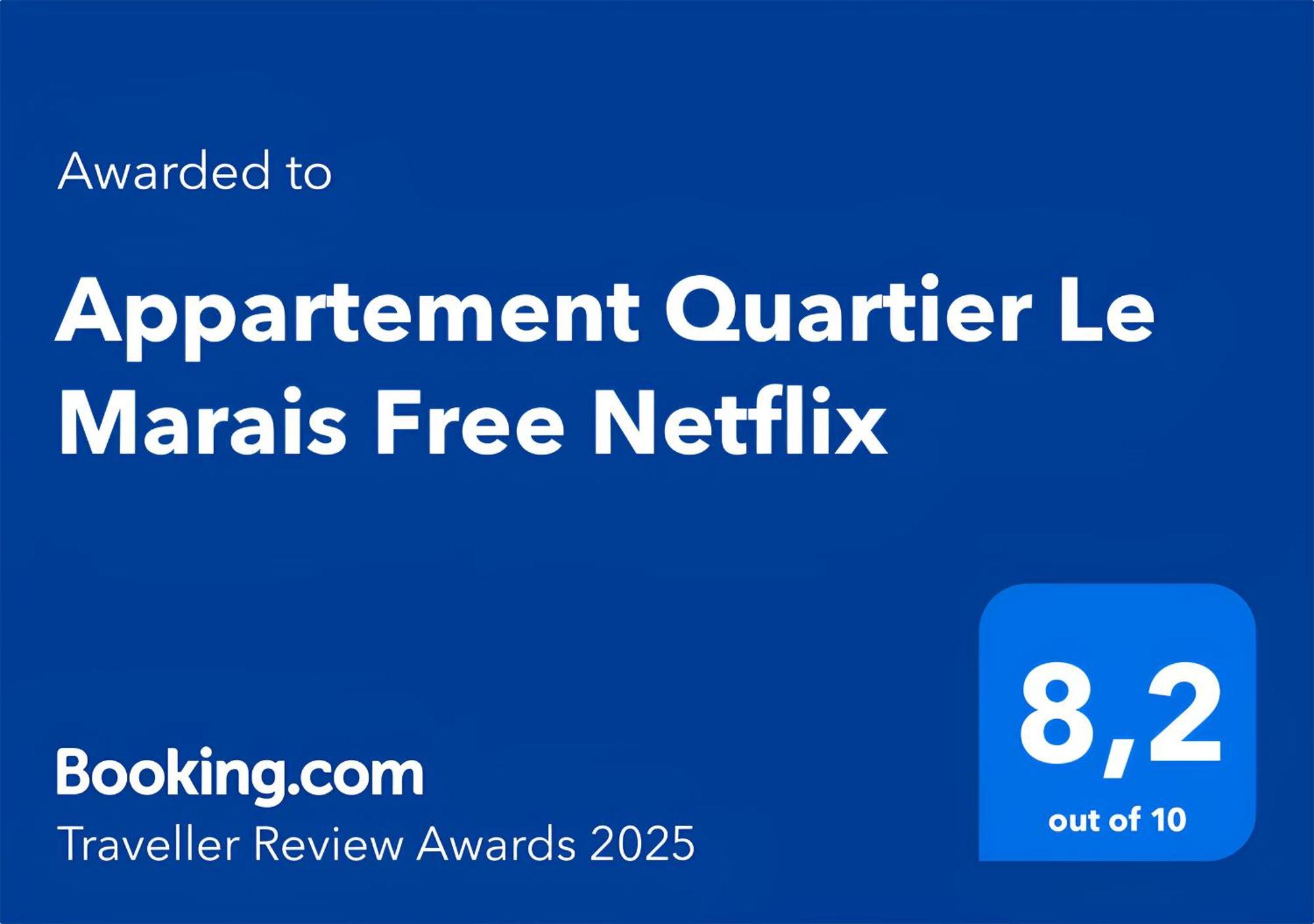 Appartement Quartier Le Marais Free Netflix Paris Dış mekan fotoğraf